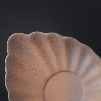 Posavasos de arcilla con forma de hoja