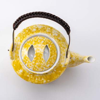 Golden Koi Porcelain Teapot