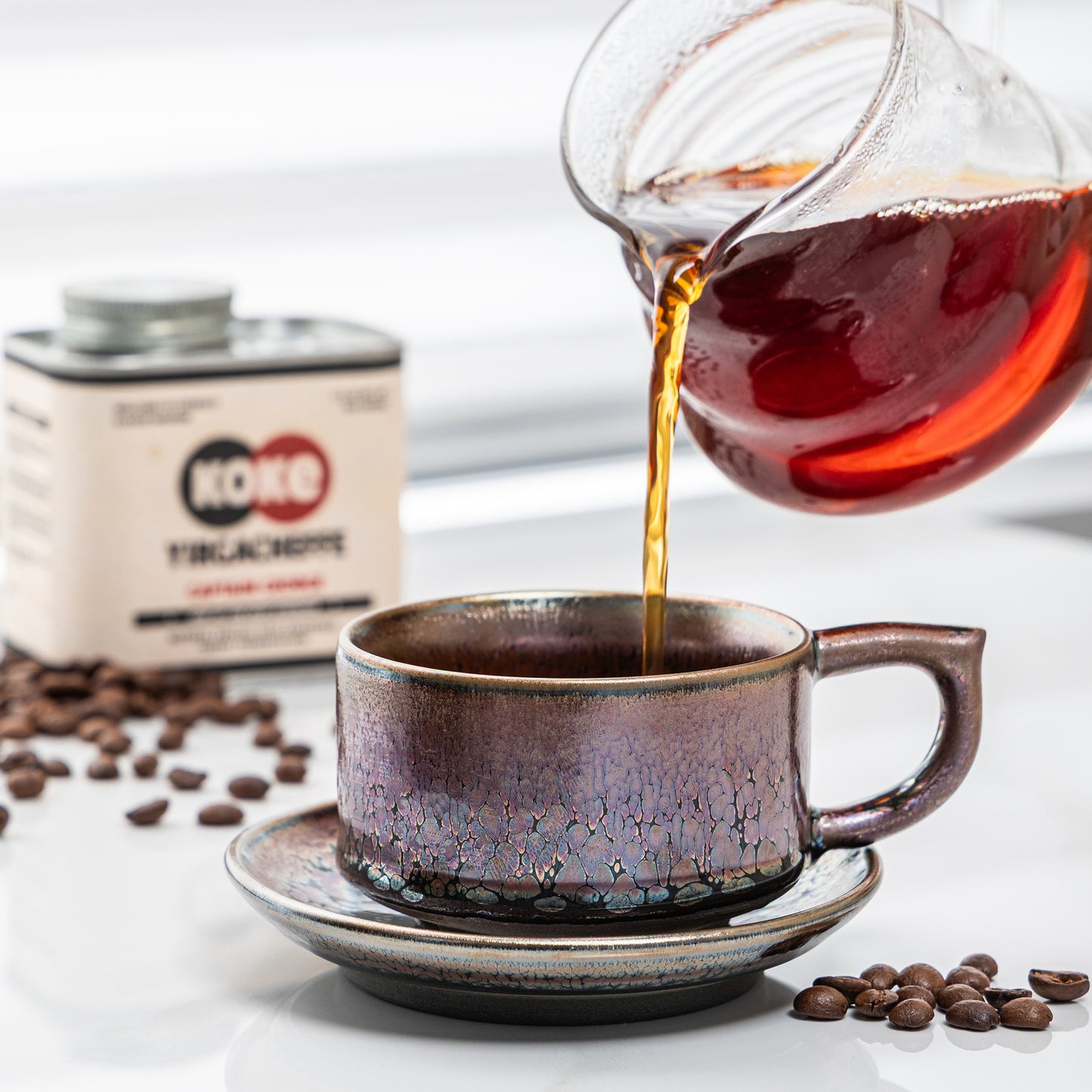 Copper Galaxy Tenmoku Mug