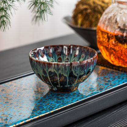 Morning Glow Lotus Tenmoku