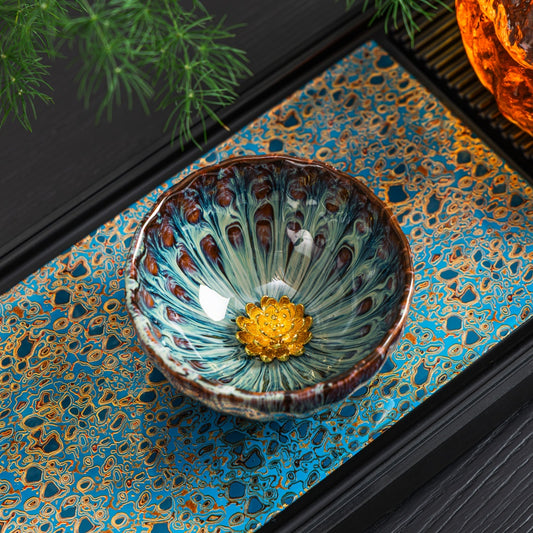 Morning Glow Lotus Tenmoku