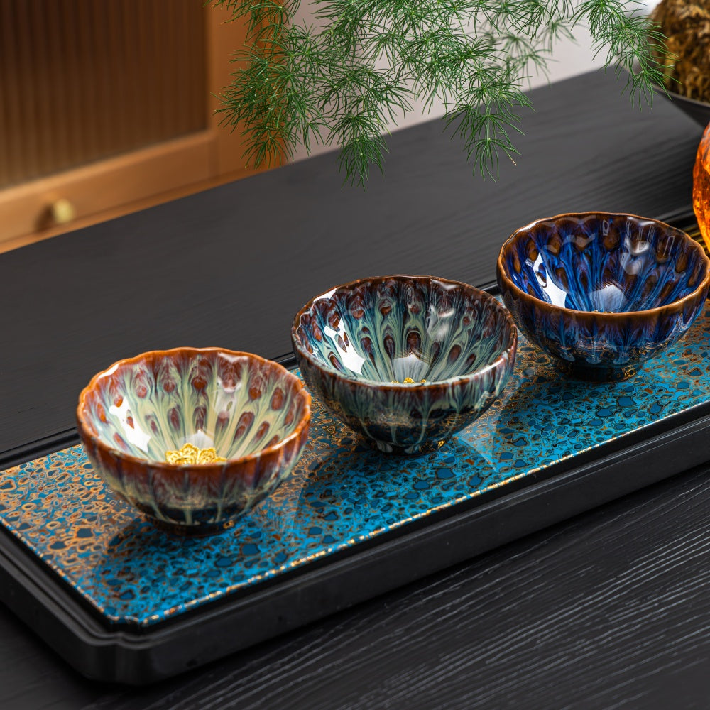 Morning Glow Lotus Tenmoku