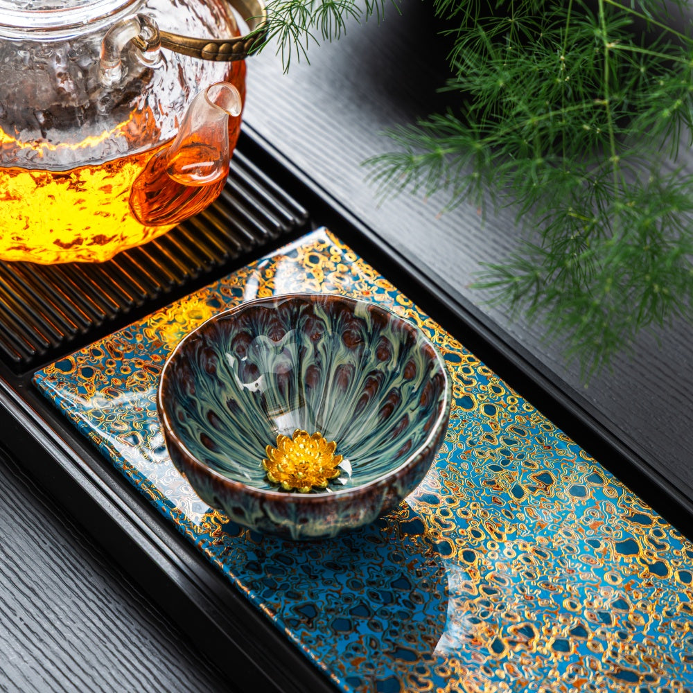 Morning Glow Lotus Tenmoku