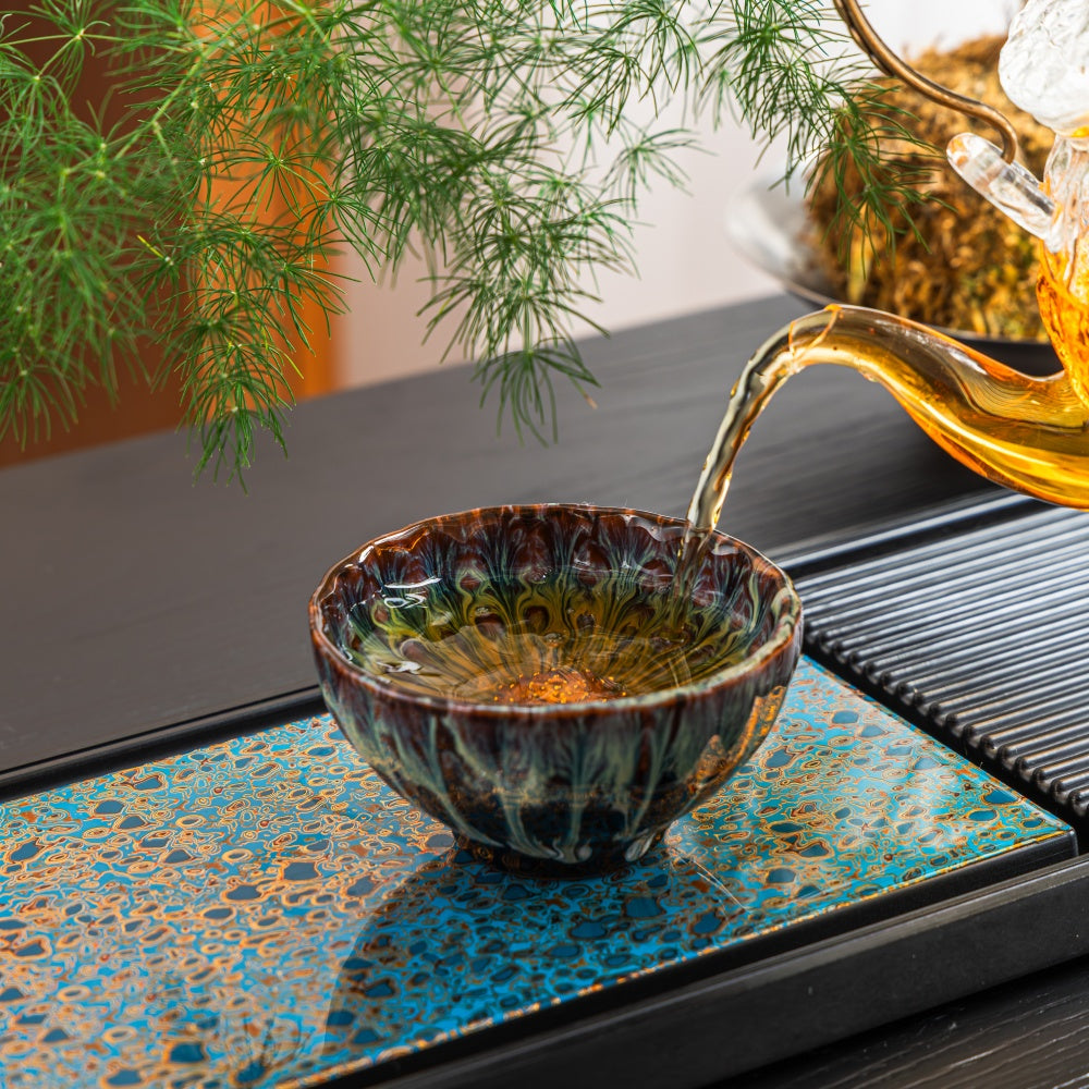 Morning Glow Lotus Tenmoku