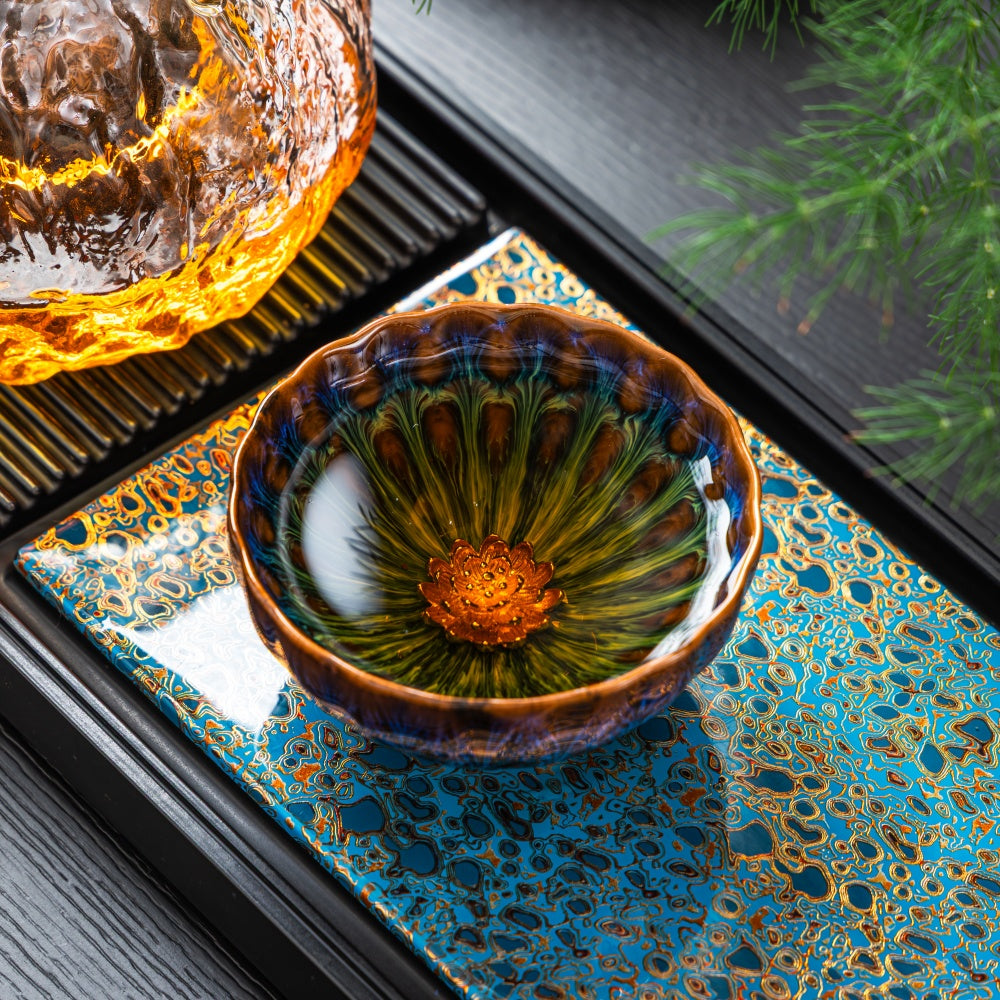 Morning Glow Lotus Tenmoku