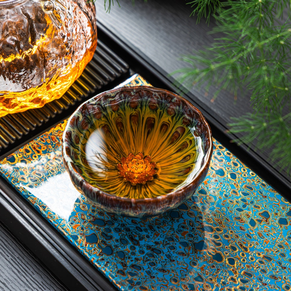 Morning Glow Lotus Tenmoku