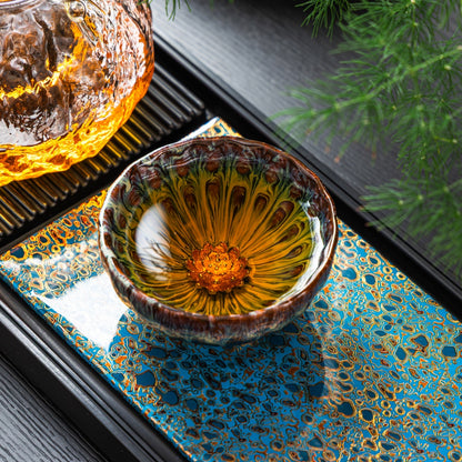 Morning Glow Lotus Tenmoku