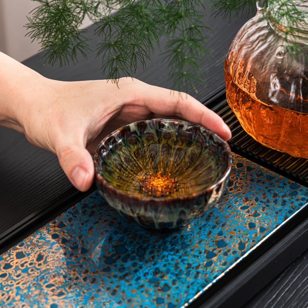 Morning Glow Lotus Tenmoku