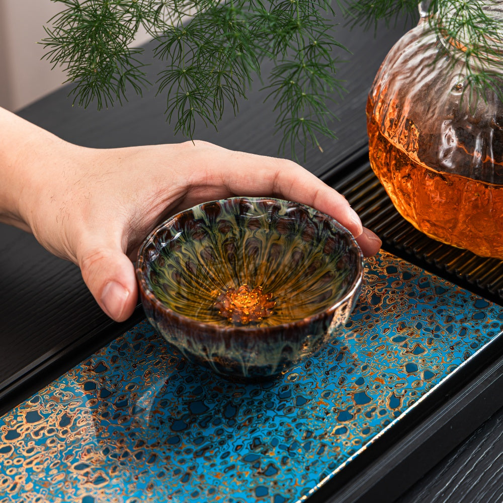 Morning Glow Lotus Tenmoku