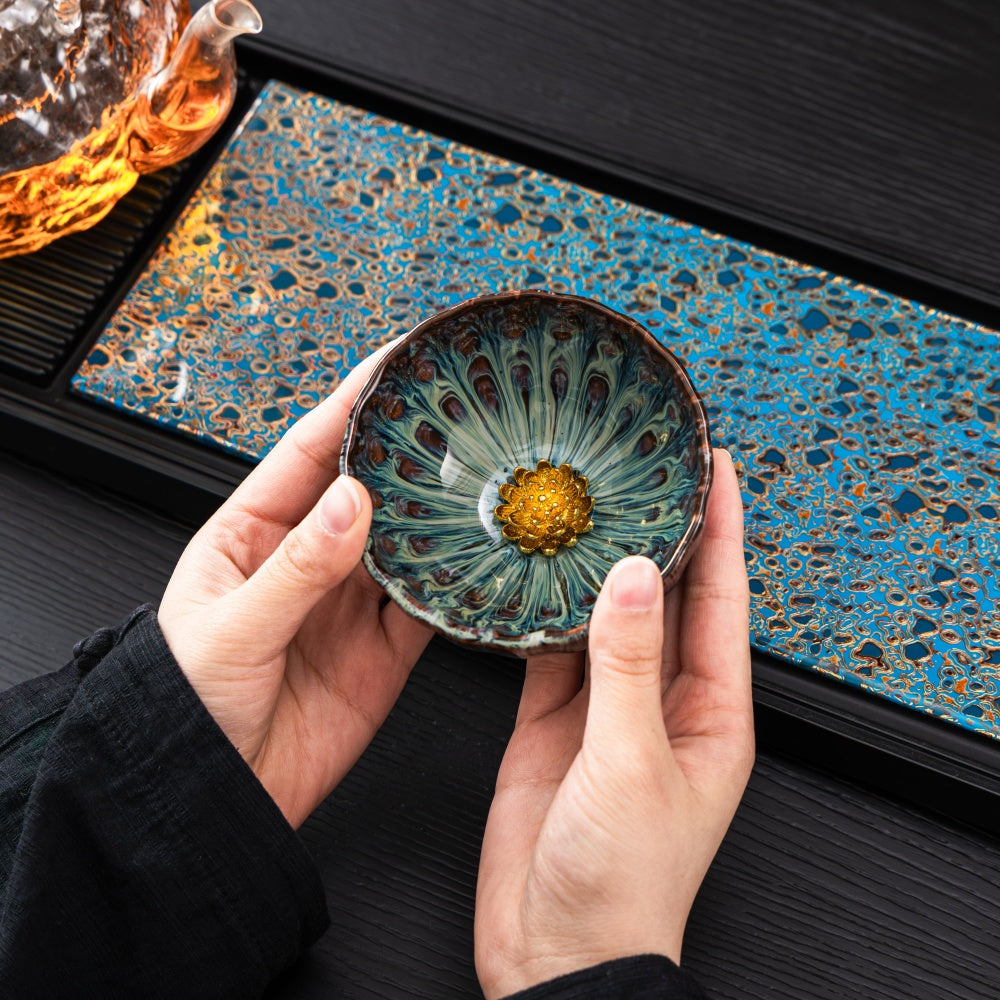 Morning Glow Lotus Tenmoku