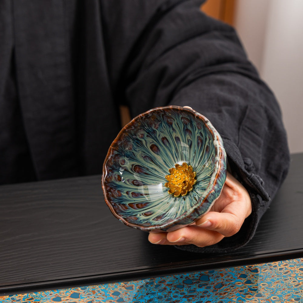 Morning Glow Lotus Tenmoku