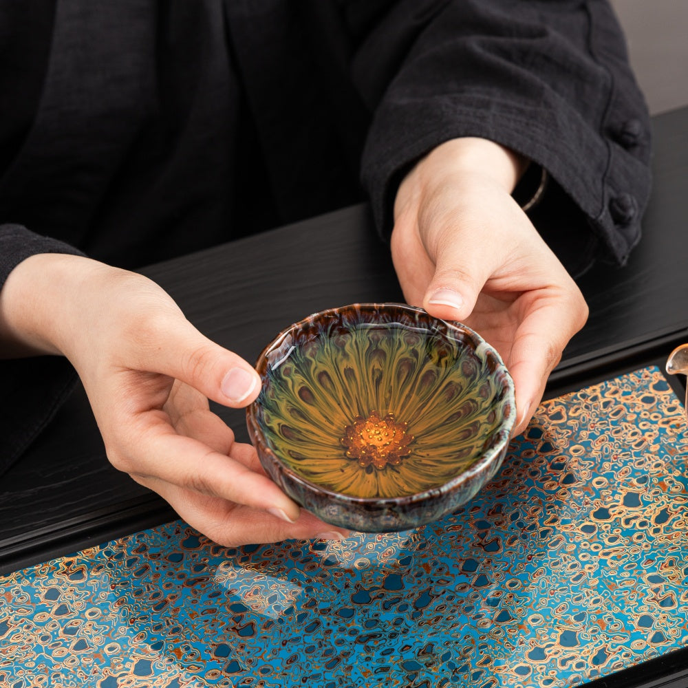 Morning Glow Lotus Tenmoku