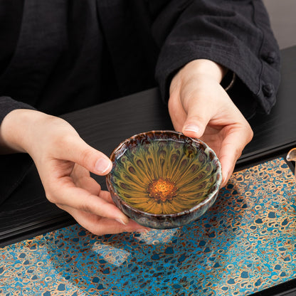 Morning Glow Lotus Tenmoku