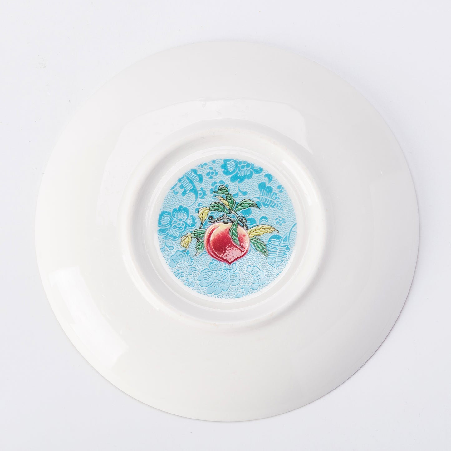 Sky Blue Blossom Porcelain Coffee Mug & Saucer