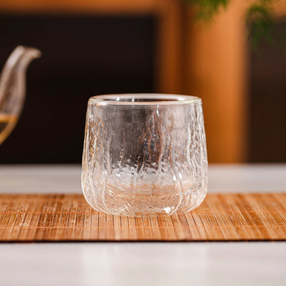 Japanese Tea Cups 4 pcs Set Crystal White