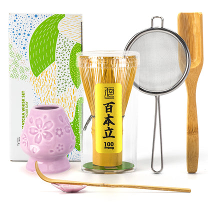 Matcha Whisk Set Sakura Purple