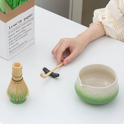 Matcha Whisk Set Snow Mountain Green