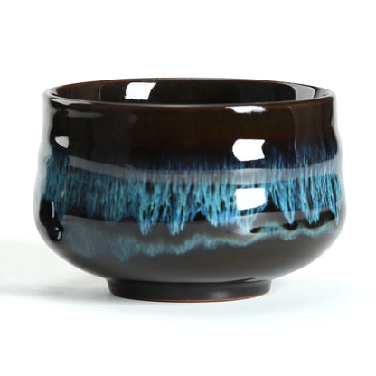 Matcha Bowl with Whisk Holder Deep Space Skyfall