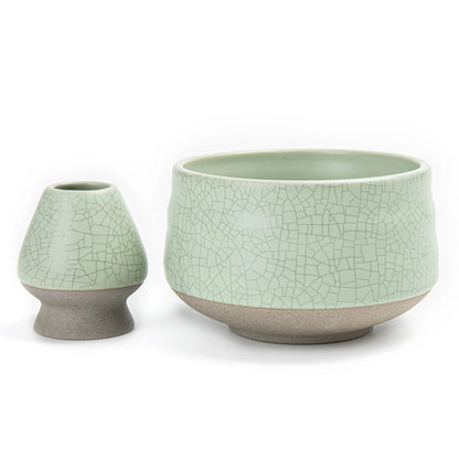 Green Web Matcha Bowl