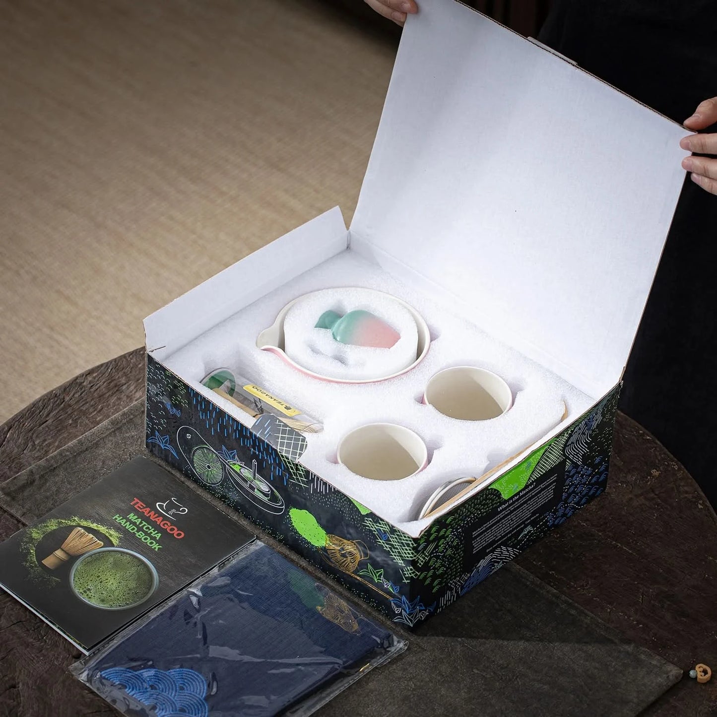 Matcha Set-Beginner Set Pinky Blue