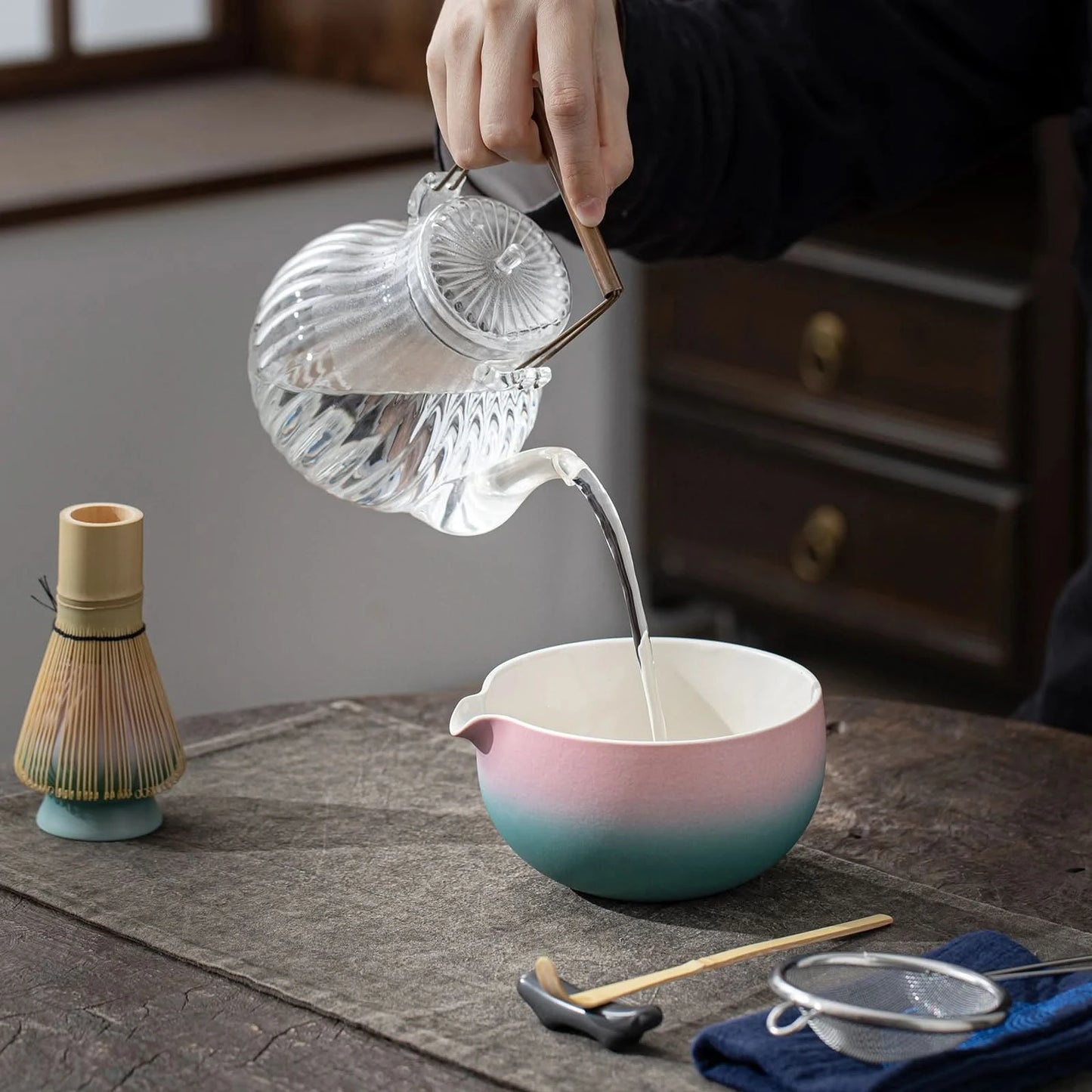 Matcha Set-Beginner Set Pinky Blue