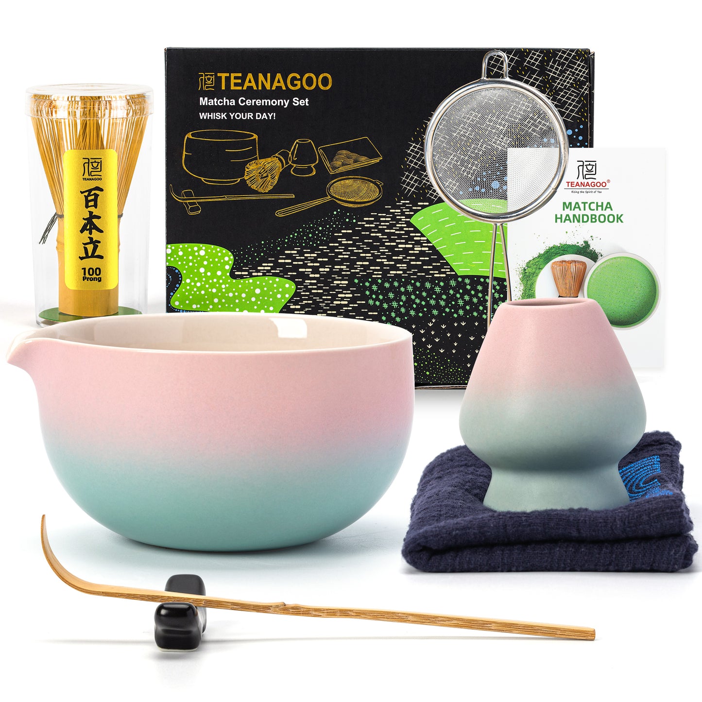 Matcha Set-Beginner Set Pinky Blue