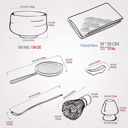 Set de Matcha - Set para principiantes Océano profundo 