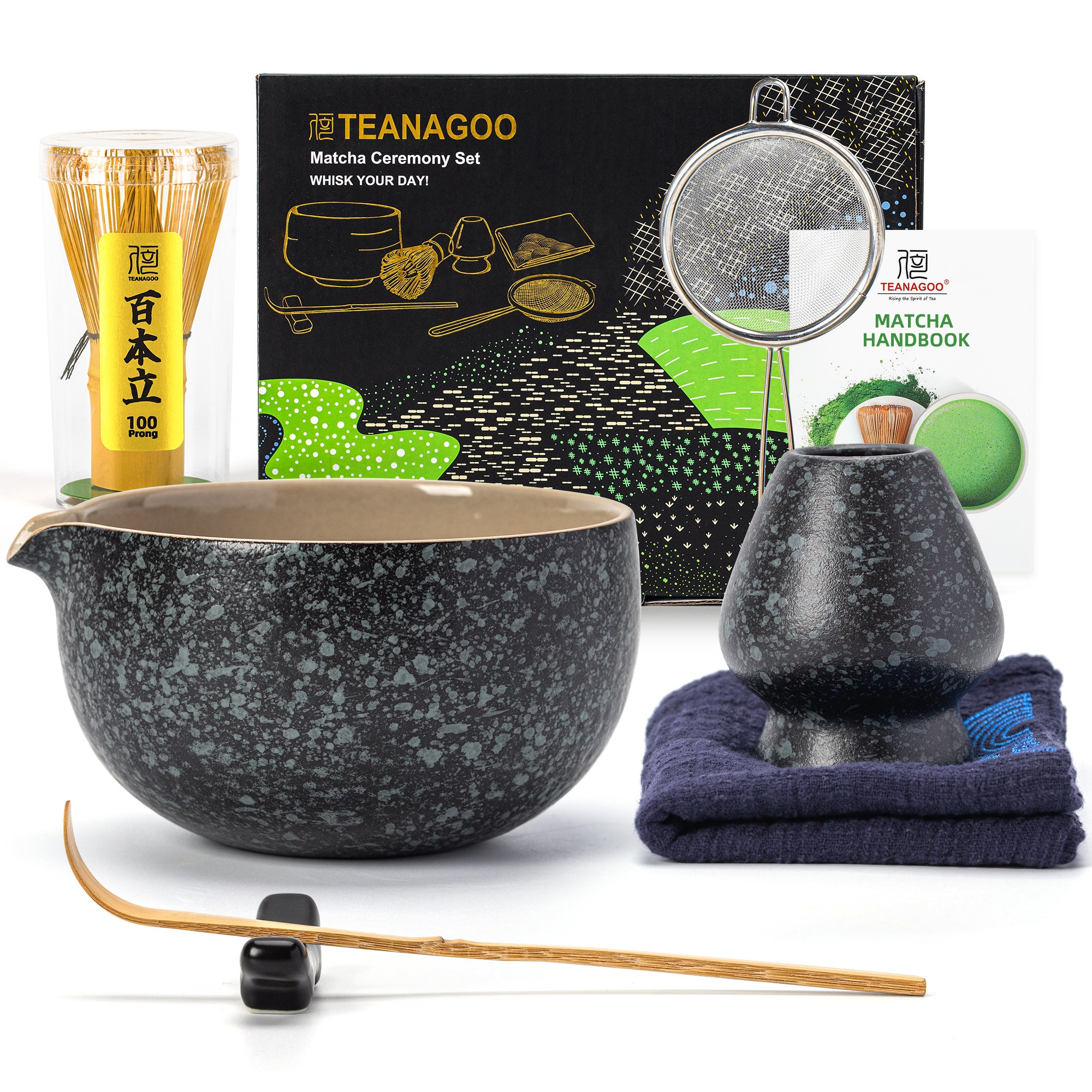 HATSU Matcha 20g 個包装 21個セット Matcha Set for Beginner Obsidian | Japanese Matcha Set | Teanagoo
