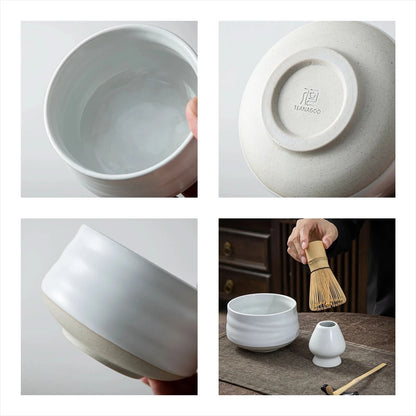 Matcha Set-Beginner Set Ceramic White