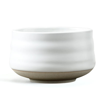 Ceramic White Matcha Bowl
