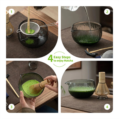 Matcha Set-Beginner Set Transparent Crystal Black (PB)