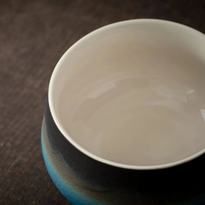Matcha Set-Beginner Set Landscape Black Blue Round Bowl