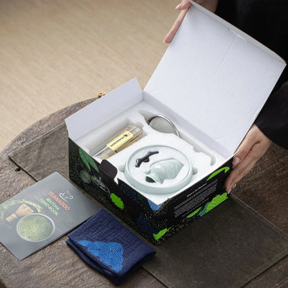 Matcha Set-Beginner Set Set Landscape Jade Round Bowl
