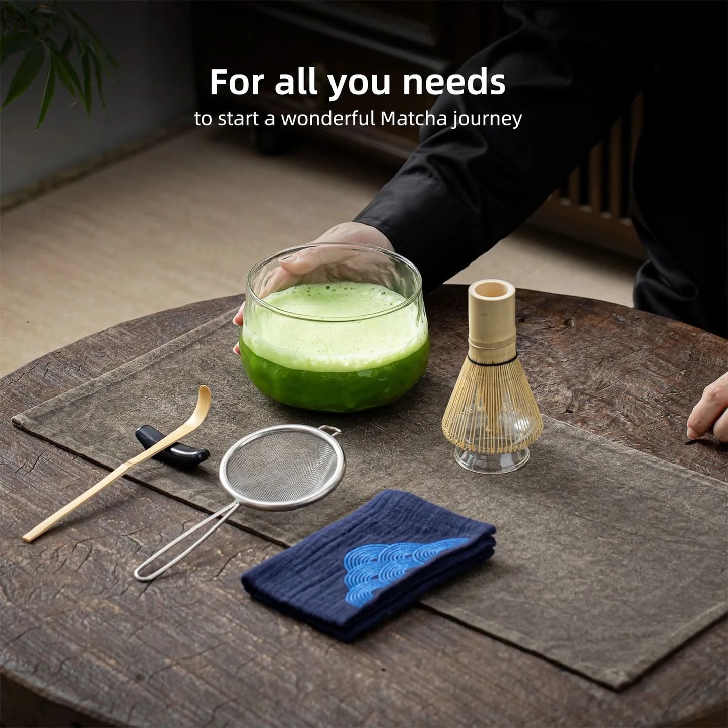 Matcha Set-Beginner Set Transparent Crystal White (RB)