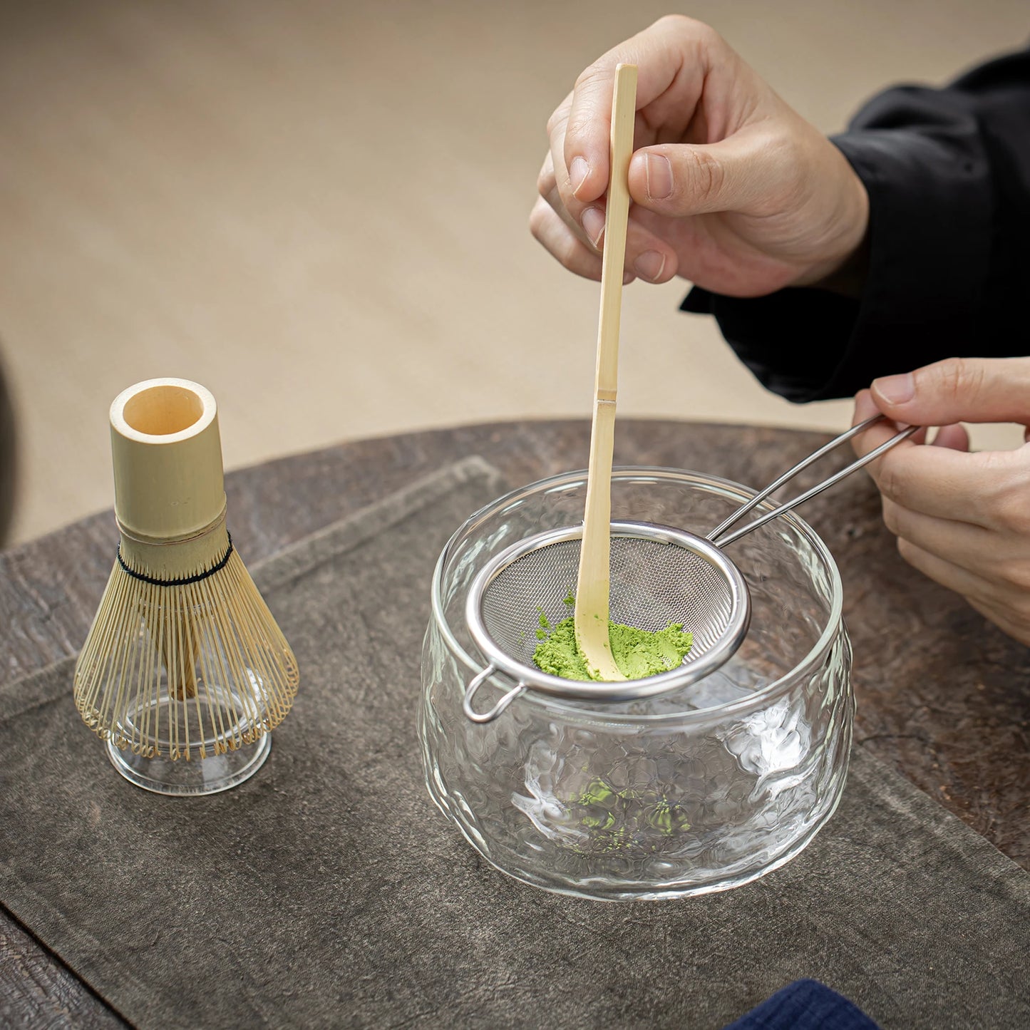 Crystal White Matcha Bowl