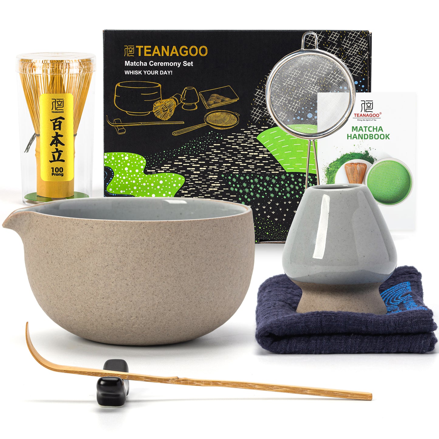 Set de Matcha - Set para principiantes Gris polvoriento 