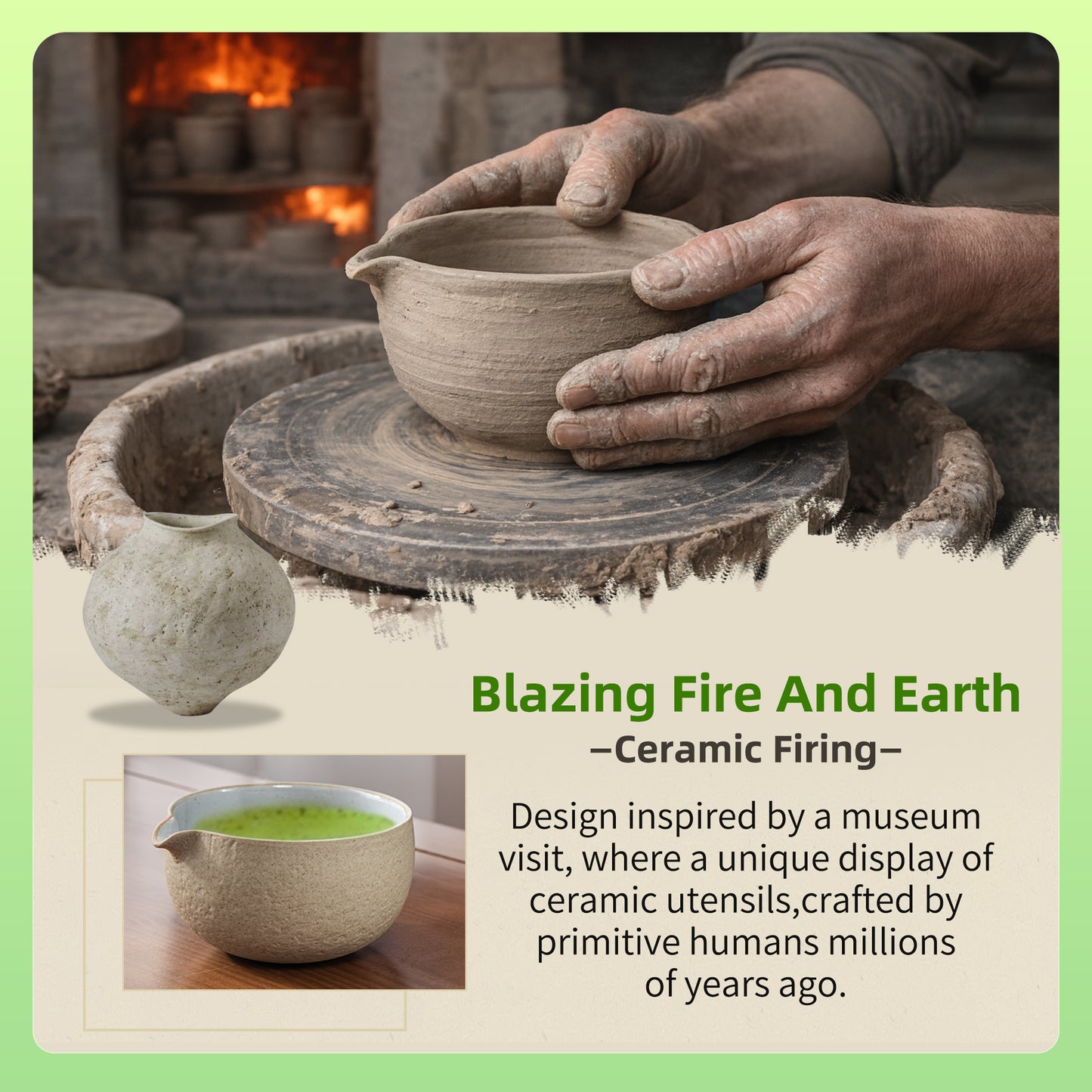 Set de Matcha - Set para principiantes Gris polvoriento 