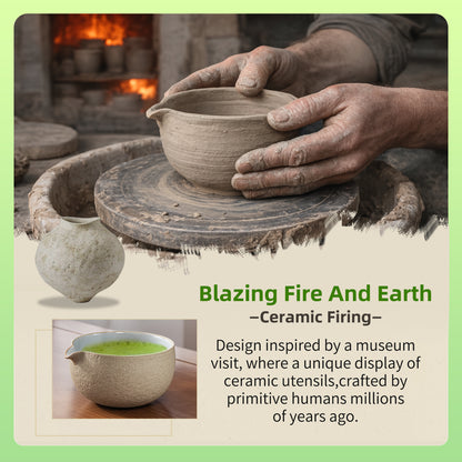 Set de Matcha - Set para principiantes Gris polvoriento 