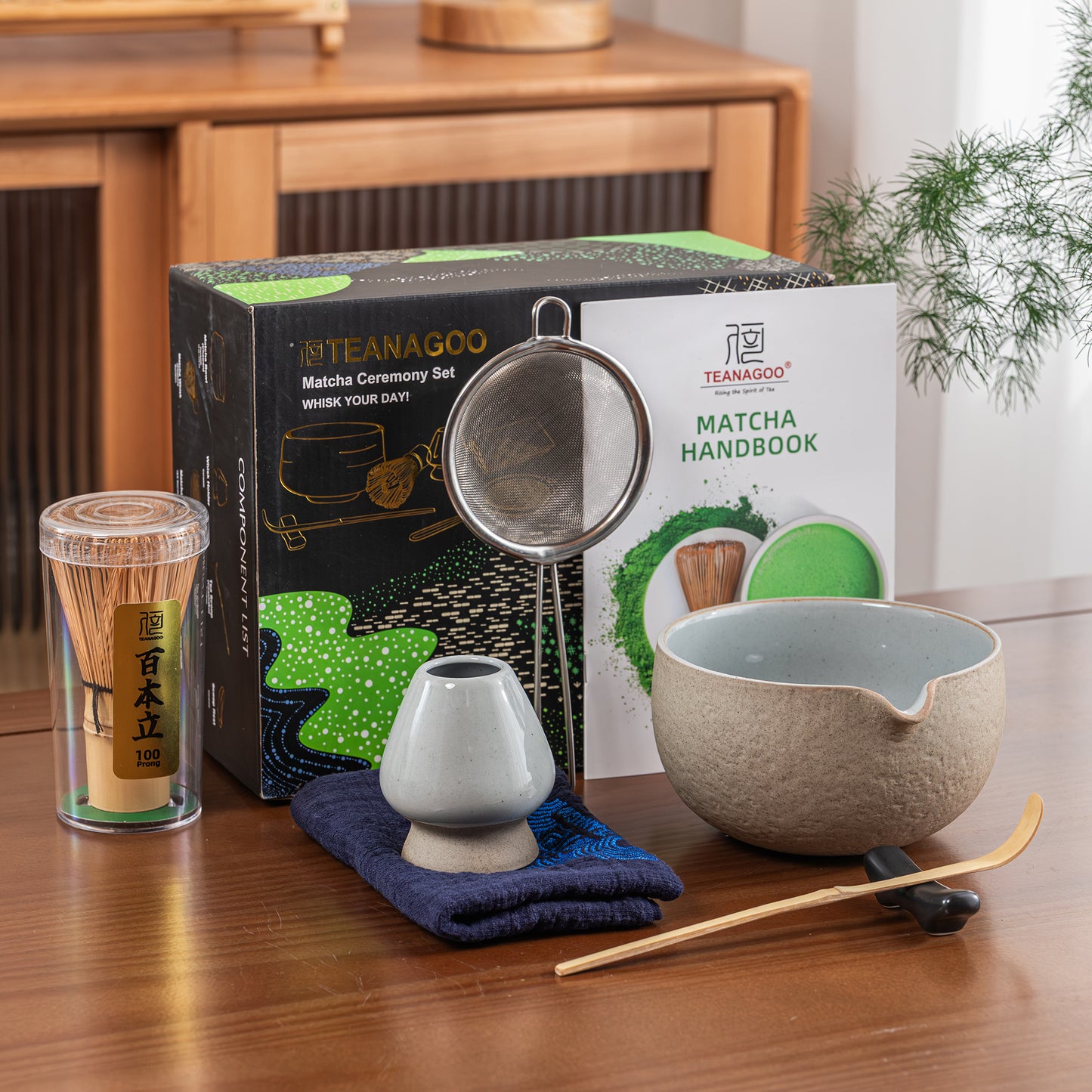 Set de Matcha - Set para principiantes Gris polvoriento 