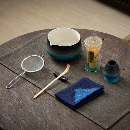 Matcha Set-Beginner Set Landscape Pointy Bowl