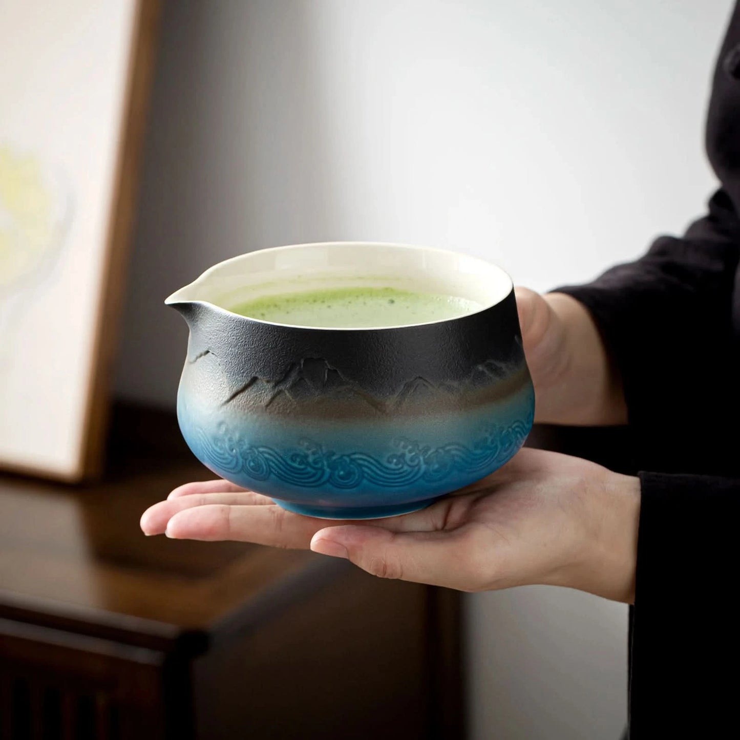 Matcha Set-Beginner Set Landscape Pointy Bowl
