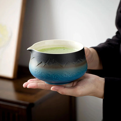 Matcha Set-Beginner Set Landscape Pointy Bowl