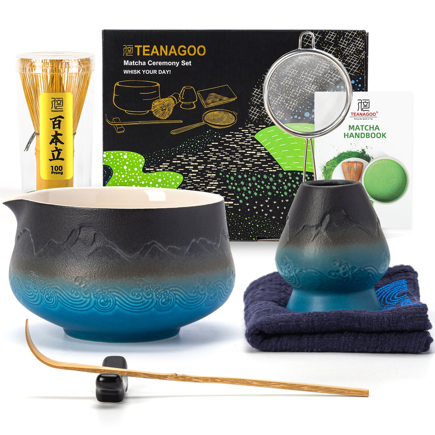 Matcha Set-Beginner Set Landscape Pointy Bowl