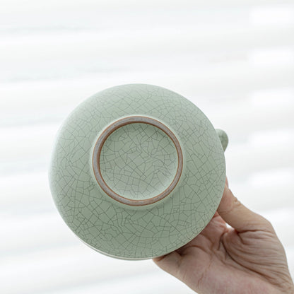 Matcha Set-Beginner Set Green Web Pointy Bowl