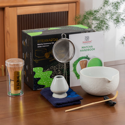 Set de Matcha - Set para principiantes Blanco polvoriento 