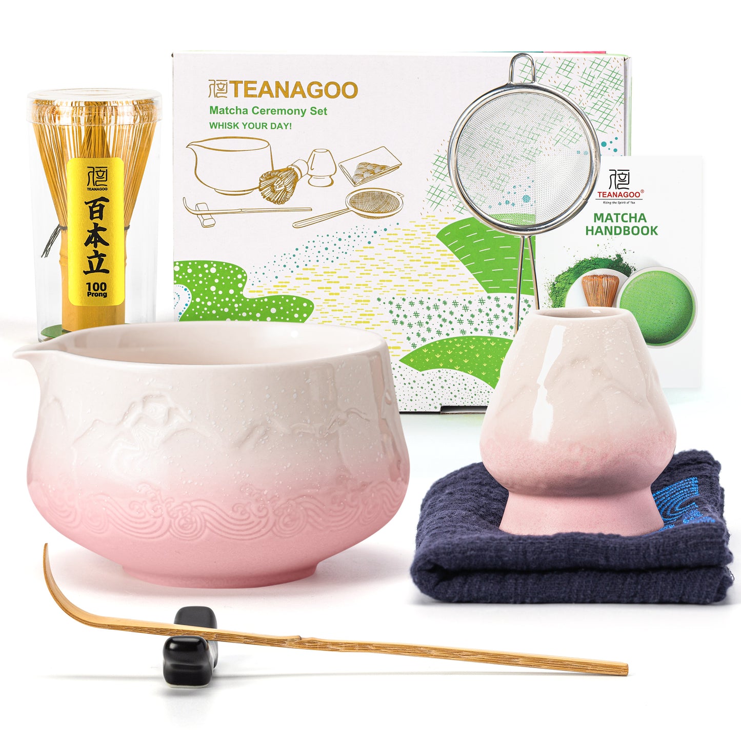 Matcha Set-Beginner Set Snow Mountain Pink