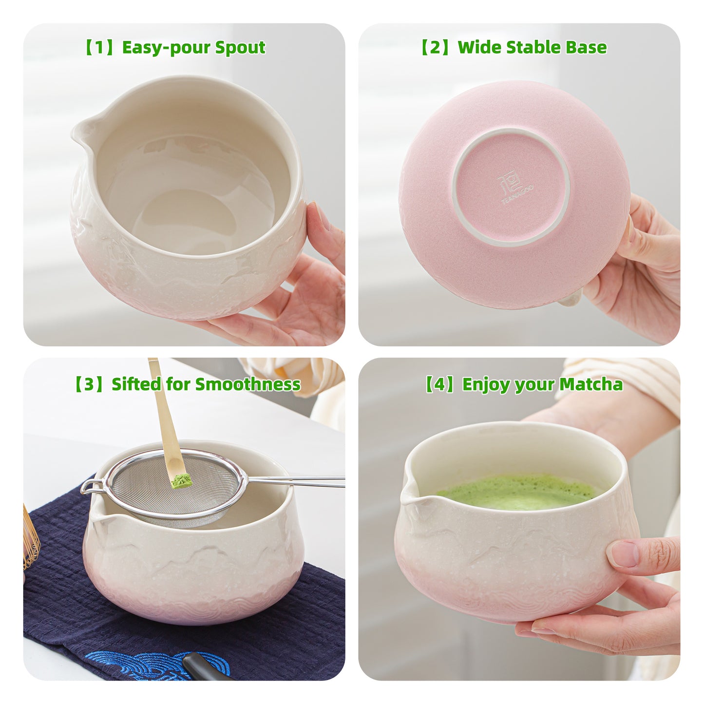 Matcha Set-Beginner Set Snow Mountain Pink