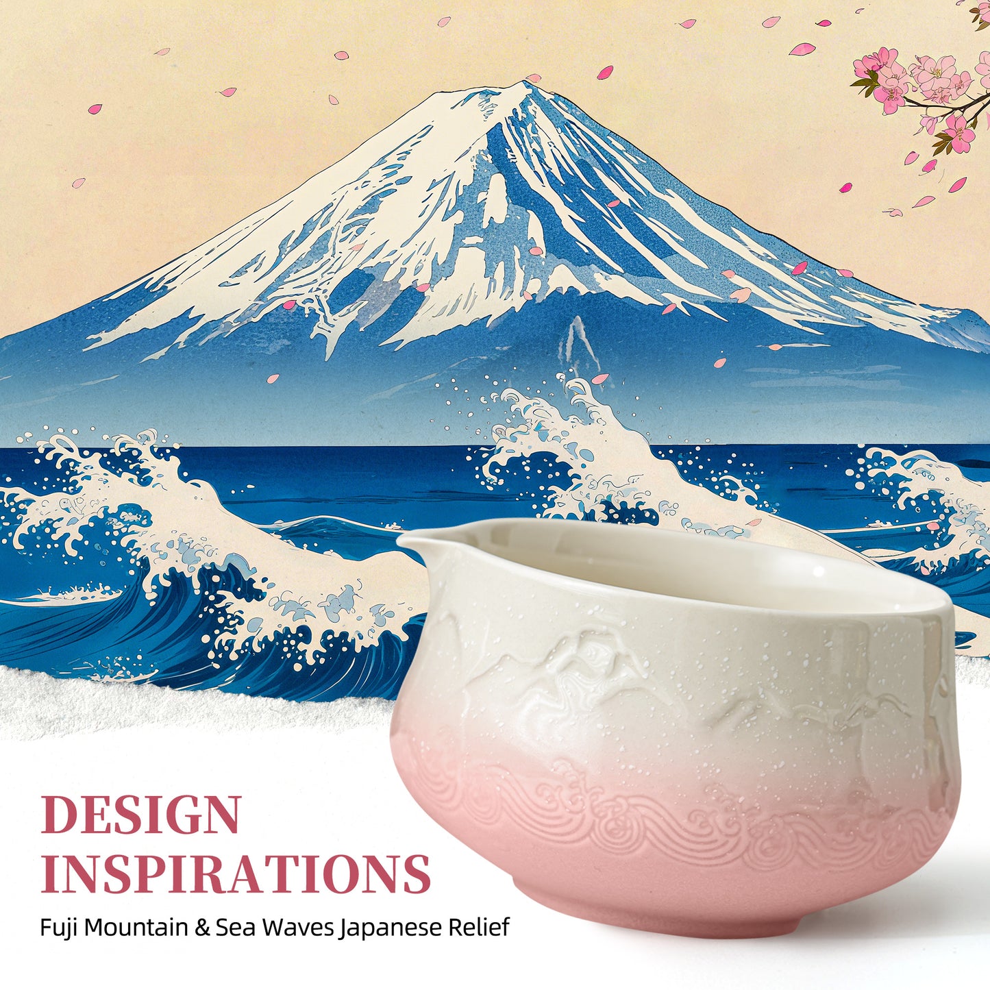Matcha Set-Beginner Set Snow Mountain Pink