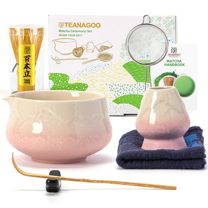 Matcha Set-Beginner Set Snow Mountain Pink