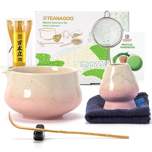 Matcha Set-Beginner Set Snow Mountain Pink